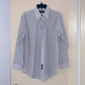 Geoffrey Beene fitted wrinkle free dress shirt